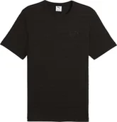 Koszulki męskie - Koszulka męska Puma Ess Elevated Structured Tee czarna 684722 01 M - miniaturka - grafika 1