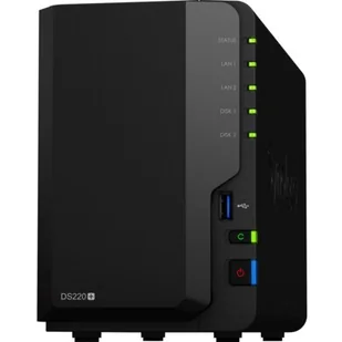 Synology serwer plików DS220+ DS220+ - Serwery plików NAS i macierze dyskowe - miniaturka - grafika 1