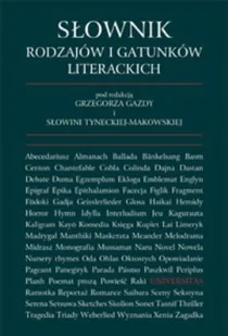 Słownik rodzajów i gatunków literackich - Filologia i językoznawstwo - miniaturka - grafika 1