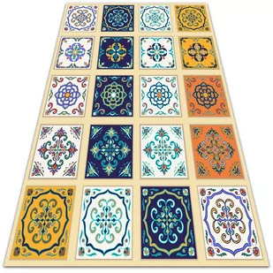 Dywan winylowy do domu Greckie kafelki 100x150 cm - Dywany - miniaturka - grafika 1