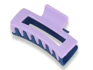 Ozdoby do włosów - Orientana, Klamra spinka do włosów dwukolorowa fioletowo-granatowa - miniaturka - grafika 1