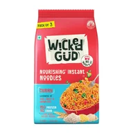 Szybkie dania obiadowe - Makaron Instant Curry WickedGud 207g - miniaturka - grafika 1