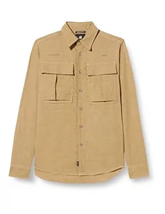G-STAR RAW Męska koszula uniseks Submarine Regular, beżowy (Tree House D21986-d187-c941), XS - Koszule męskie - miniaturka - grafika 1