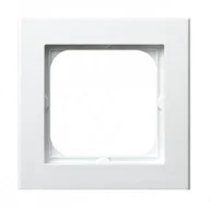 Klawisze i ramki - Ospel Ramka  pojedyncza SONATA - biały mat - miniaturka - grafika 1