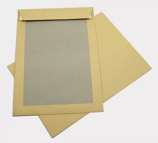 Koperta B4 brązowa z tekturą 400g 100szt. - Koperty - miniaturka - grafika 1