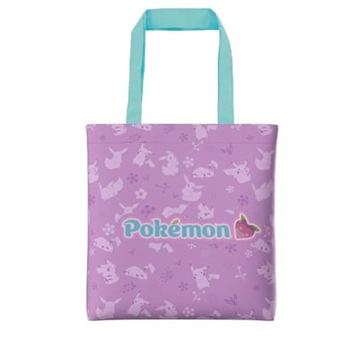 CyP Brands Pokemon Torba Torba na zakupy Tkanina Kwiaty Kremowy Oficjalny produkt, Kremowy, Estandar, zwykły