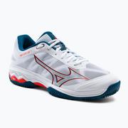 Tenis ziemny - Buty do tenisa męskie Mizuno Wave Exceed Light CC białe 46 eu 61GC222030 - miniaturka - grafika 1