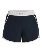 Spodenki damskie - Roxy Spodenki z elastyczną talią BOLD MOVES 2.0 SZORTY Młode Damskie Czarne XXL - miniaturka - grafika 1