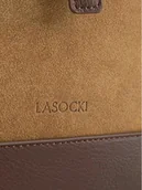 Plecaki - Lasocki Plecak LSK-L-074-06 Brązowy - miniaturka - grafika 1