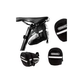 Sakwy rowerowe - Roswheel Sakwa pod siodełko 1,2L na rzep, czarna - miniaturka - grafika 1