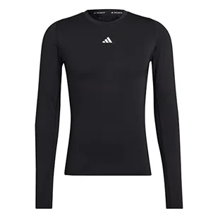 adidas Tf LS Tee męska koszulka z długim rękawem, czarna, S, czarny, S - Koszulki męskie - miniaturka - grafika 1
