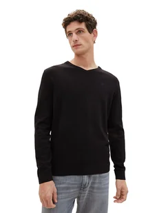 Tom Tailor Sweter w kolorze czarnym - Swetry męskie - miniaturka - grafika 1