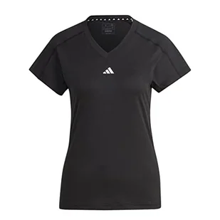 adidas T-shirt damski Tr-Es czarny, L - Koszulki i topy damskie - miniaturka - grafika 1