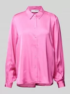 Koszule damskie - Bluzka z listwą guzikową na całej długości model ‘LENA-FRANZISKA’ - miniaturka - grafika 1