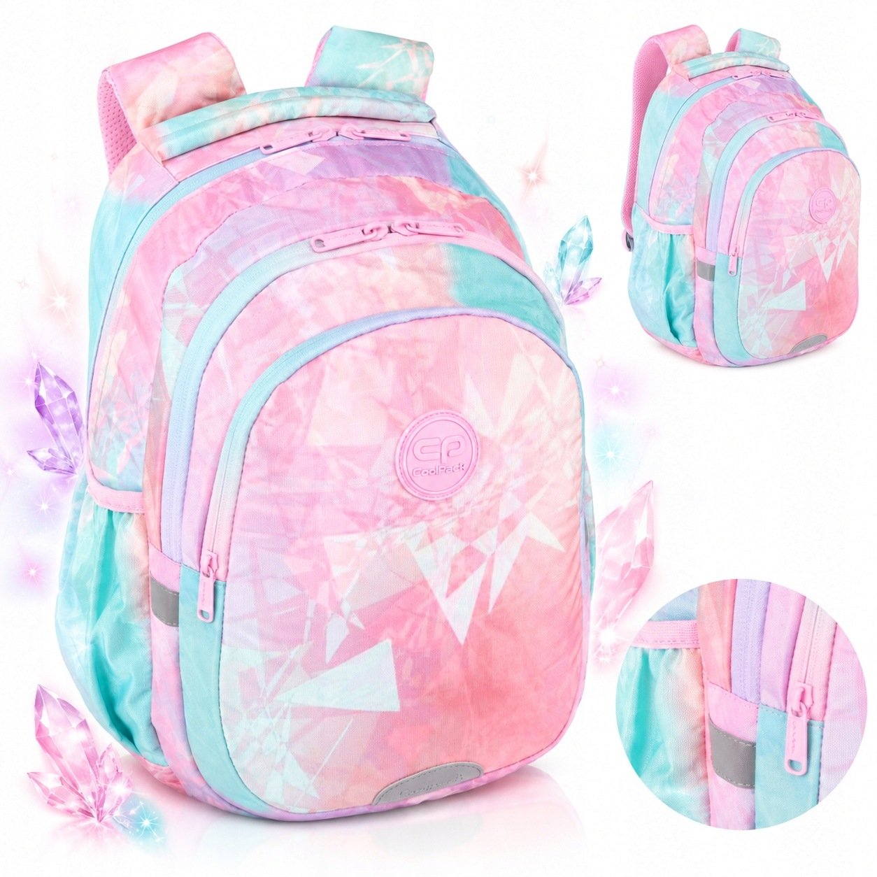 Plecak Szkolny Plecak Coolpack Różowy Plecak Dla Dziecka 19 L Wielokomorowy