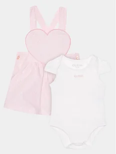 Guess Sukienka codzienna S4GG00 K6YW0 Różowy Regular Fit - Sukienki i spódniczki dla dziewczynek - miniaturka - grafika 1