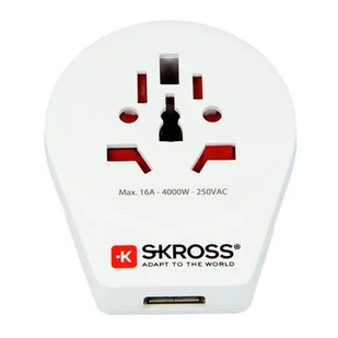 Adapter podróżny SKROSS 1.500266 (Świat - Polska) | DARMOWY TRANSPORT! - Kostki, złączki, wtyczki - miniaturka - grafika 1