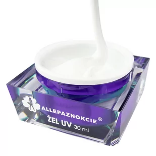 Allepaznokcie Żel do paznokci budujący Allepaznokcie Perfect French Casual White 30 ml - Żele do paznokci - miniaturka - grafika 2