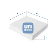 Filtry kabinowe - Filtr, wentylacja przestrzeni pasażerskiej UFI Filtry 53.093.00 - miniaturka - grafika 1