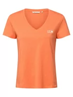Koszulki i topy damskie - Tom Tailor Denim - T-shirt damski, pomarańczowy - miniaturka - grafika 1