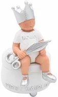 Dewocjonalia - Szkatułka na pukiel włosów Chrzest Roczek Grawer - miniaturka - grafika 1