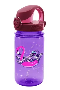 Butelka do wody dla dzieci Nalgene Tritan Sustain On-The-Fly 350 ml Purple Astronaut - Bidony dla dzieci - miniaturka - grafika 1