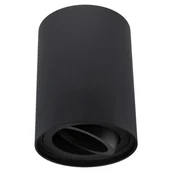 Lampy sufitowe - Masterled Valse lampa sufitowa tuba kierunkowa czarna 1088lv - miniaturka - grafika 1