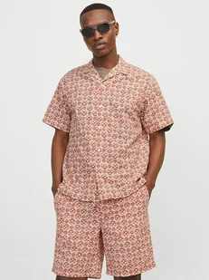 Jack & Jones Koszulka "Luke" w kolorze czerwonym - Koszulki męskie - miniaturka - grafika 1