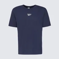 Koszulki męskie - REEBOK T-SHIRT MITCHAM FRNT BK LOGO CREW NECK - Reebok - miniaturka - grafika 1