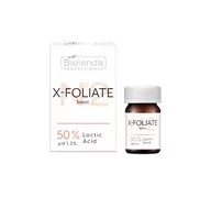 Peelingi i scruby do twarzy - Bielenda Professional X-Foliate kwas mlekowy 50% 5ml - miniaturka - grafika 1
