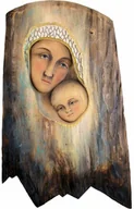 Dewocjonalia - Madonna - Styl Ludowy - wyrzeźbione w drzewie - miniaturka - grafika 1