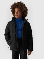 Kurtki i kamizelki sportowe męskie - 4F Kurtka narciarska membrana 5000 chłopięca - czarna 164 (13-14 lat) - miniaturka - grafika 1