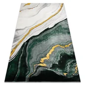 Dywany - Dywan EMERALD ekskluzywny 1017 glamour, stylowy marmur butelkowa zieleń / złoty, 120x170 cm - miniaturka - grafika 1
