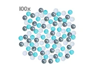 Suche baseny - Roba Piłeczki do basenu z piłeczkami 100 sztuk Turkusowy - miniaturka - grafika 1