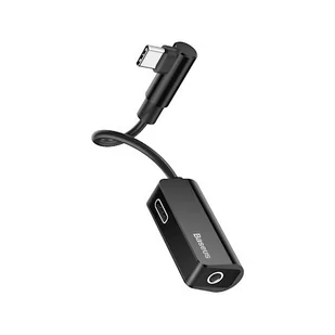 Baseus Baseus Kabel Baseus CATL45-01 (USB 3.0 typu C - Mini Jack ; kolor czarny) 2_212872 - Kable komputerowe i do monitorów - miniaturka - grafika 2