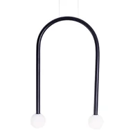 Lampy sufitowe - Wisząca lampa Enigma P0513 Maxlight LED 4W 3000K  kule balls czarne - miniaturka - grafika 1
