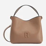 Torebki damskie - Torebka hobo damska skórzana Furla Primula S Karmelowa (8050597362854) - miniaturka - grafika 1