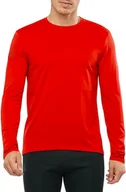 Koszulki męskie - Koszulka męska Salomon  Agile LS Tee red S - miniaturka - grafika 1