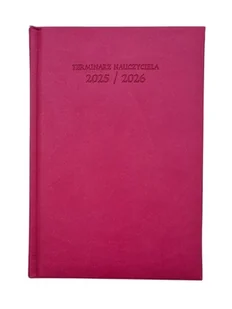 Dazar, Kalendarz B6 dzienny nauczycielski 2025/2026 Vivella Różowy - Kalendarze - miniaturka - grafika 1
