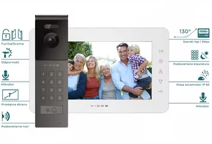 Zestaw wideodomofon WiFi M12W+S12D  - Vidos X - Wideodomofony - miniaturka - grafika 4