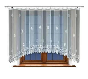 Firana na taśmie Bozex 300 x 150 cm biała - Firany - miniaturka - grafika 1