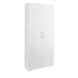 Regał Półka Szafka Książki Segregatory B802D Biały - Regały Regał Półka Szafka Książki Segregatory B802D Biały - Regały - miniaturka - grafika 1