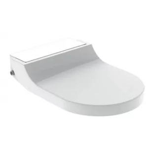Geberit 146.272.SI.1 Deska sedesowa z funkcj$32 higieny intymnej AquaClean Tuma Comfort szk$33o bia$34e - Deski sedesowe - miniaturka - grafika 1