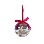 Bombki - Bombka plastik 7,5 x 7,5 x 7,5 cm mix kolorów - miniaturka - grafika 1