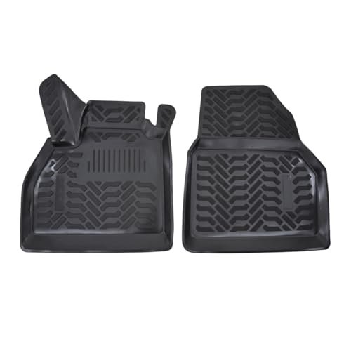 | Ekskluzywne gumowe maty podłogowe 3D kompatybilne z Kangoo 2008-2021, system mocowania, wysoka krawędź, bezwonna, czarna, antypoślizgowa, na wszystkie pory roku