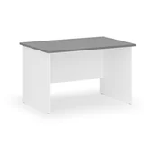 Biurka - Biurko proste PRIMO WHITE, 1200 x 800 mm, biały/grafit - miniaturka - grafika 1