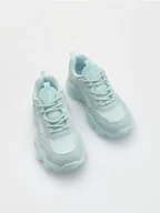 Buty dla dziewczynek - Reserved - Lekkie sneakersy - jasnozielony - miniaturka - grafika 1