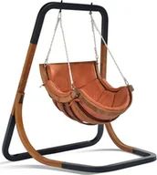 Fotele ogrodowe wiszące - Elior Fotel wiszący bujany terracotta - Pasos 2X - miniaturka - grafika 1