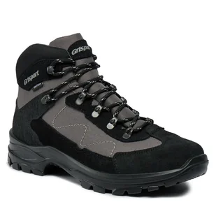 Trekkingi Grisport 14536S25G Black/Grey S25G - Buty trekkingowe męskie - miniaturka - grafika 1