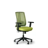 Fotele i krzesła biurowe - B2B Partner Krzesło biurowe Human, zielony X1-03S-1/NT-32,B-11 - miniaturka - grafika 1